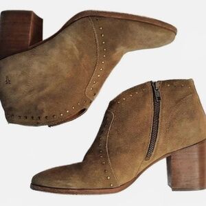 Frye Nora Studded Ankle Boots W7.5B